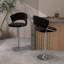 Christal Height Adjustable Swivel Bar Stool-1824469482-1824469457