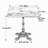 31.5" Square Outdoor Tulip Dining Table
