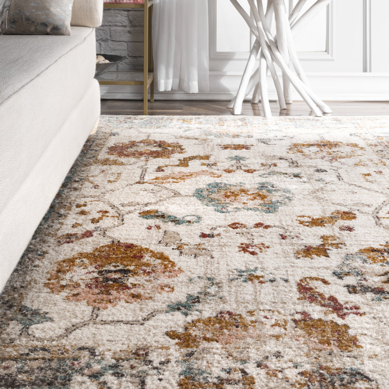 Tapis beige Guiterrez, Carré 6 pi 7 po