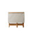 Joseph Extendable Solid Oak Dining Table with Faux Rock Slab Top