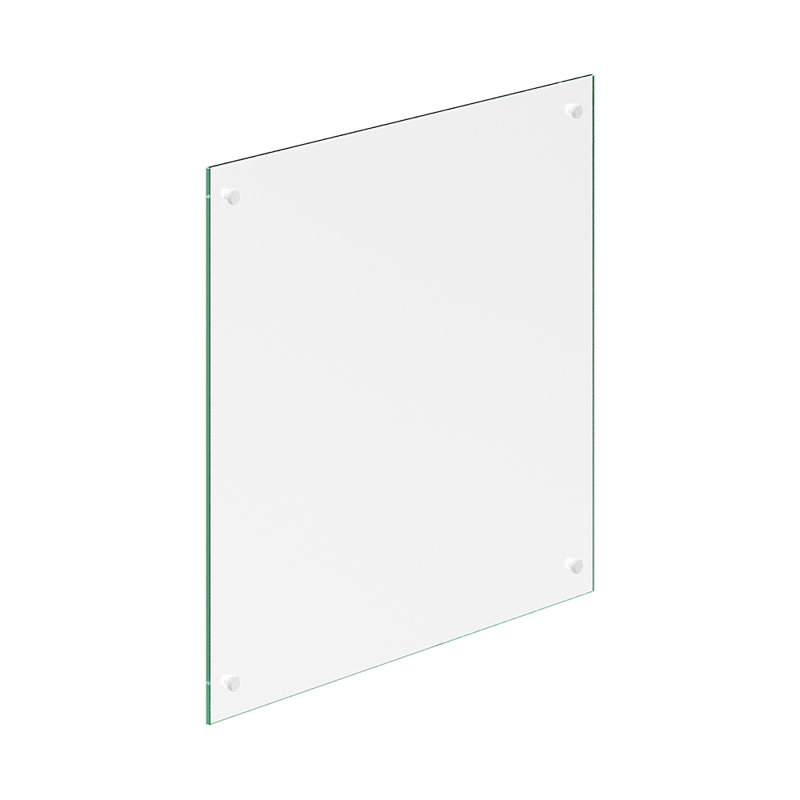 Pre-Drilled Tempered Glass Splashback for Cookers