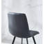 Boulat 19'' H Faux Leather Upholstered Metal Side Chair-331958606