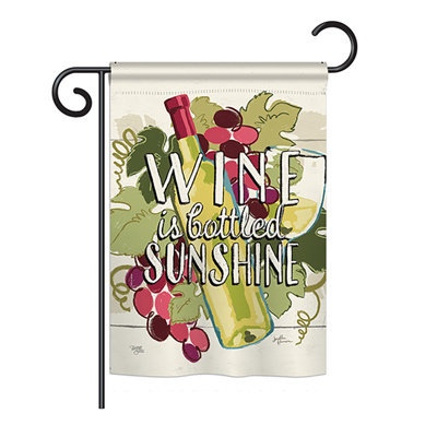 Mcgreevy Double Sided 18.5 in. H x 13 in. W Polyester Garden flag