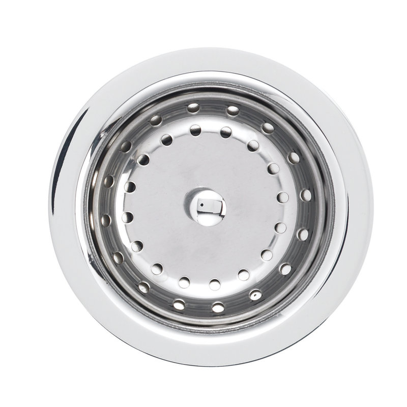 Deluxe Steel Strainer - Chrome, Polished Chrome
