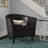 Kronos Faux Leather Barrel Chair-35553877