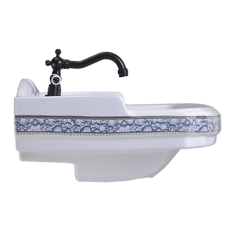 The Renovators Supply Inc. 22.88'' White Porcelain Rectangular Bathroom Sink with Overflow