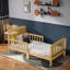 Lit en bois massif pour tout-petits Hinman par Harriet Bee-500217062