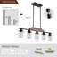 Luminaire suspendu pour îlot de cuisine industriel 37 lumières 37 po Farmhouse