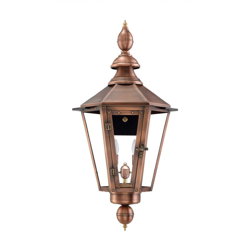 Vicksburg Outdoor Wall Lantern, 27" H x 20" W x 20" D