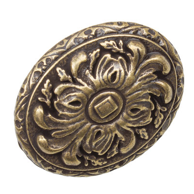 Old World 2" Length Oval Knob