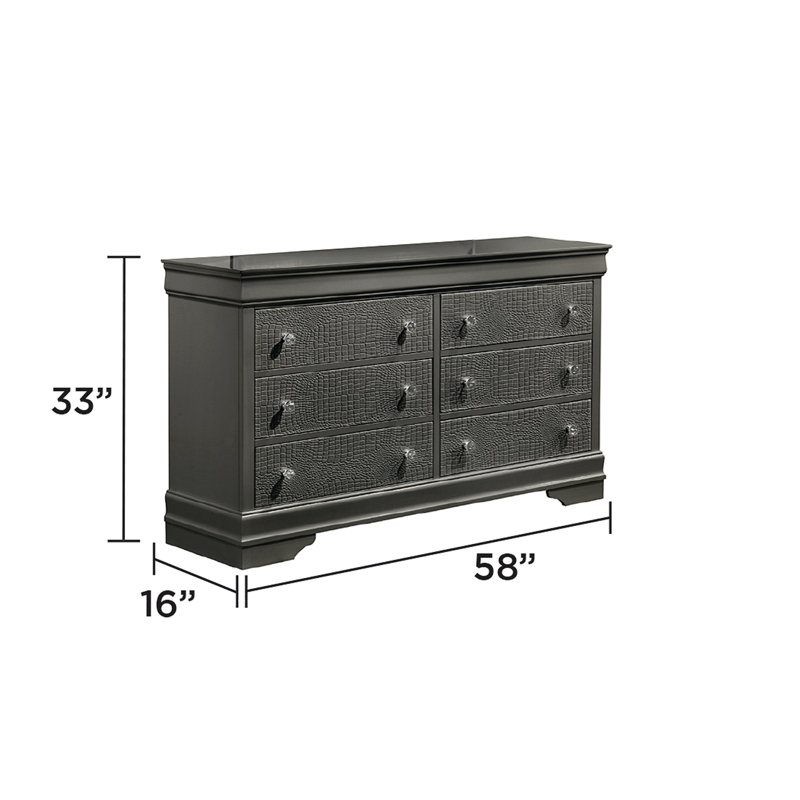 Commode 6 tiroirs Blaze