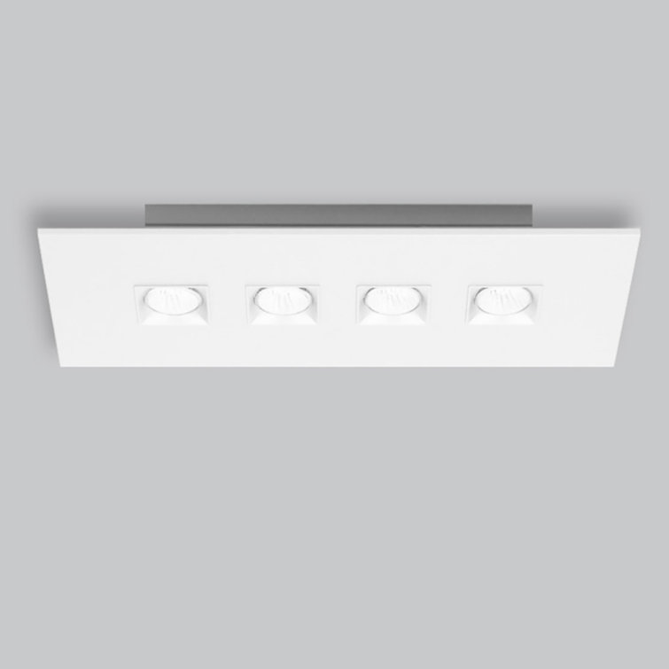 Polifemo 4 - Light 24.8031" Rectangle Semi Flush Mount
