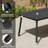 6 - Person 81.5'' L X 38'' W Rectangular Patio Dining Set with Umbrella Hole, Aluminum Frame and Folded Reclining Armchairs-527347793-527347792