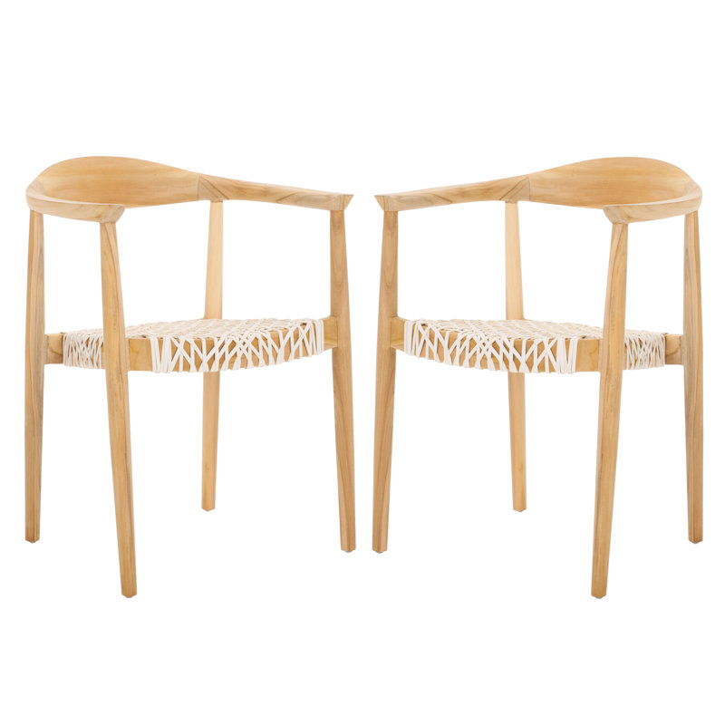 Chaise empilable Samire, Naturel