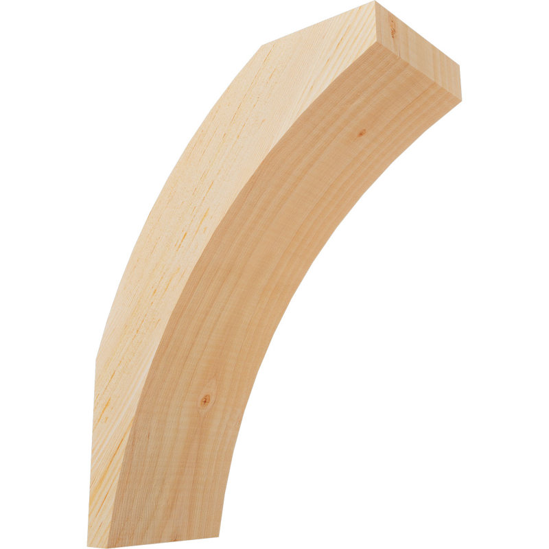 Genouillère Thorton, Sapin Douglas de 5 1/2 po (lisse), 12 po X P 16 po H