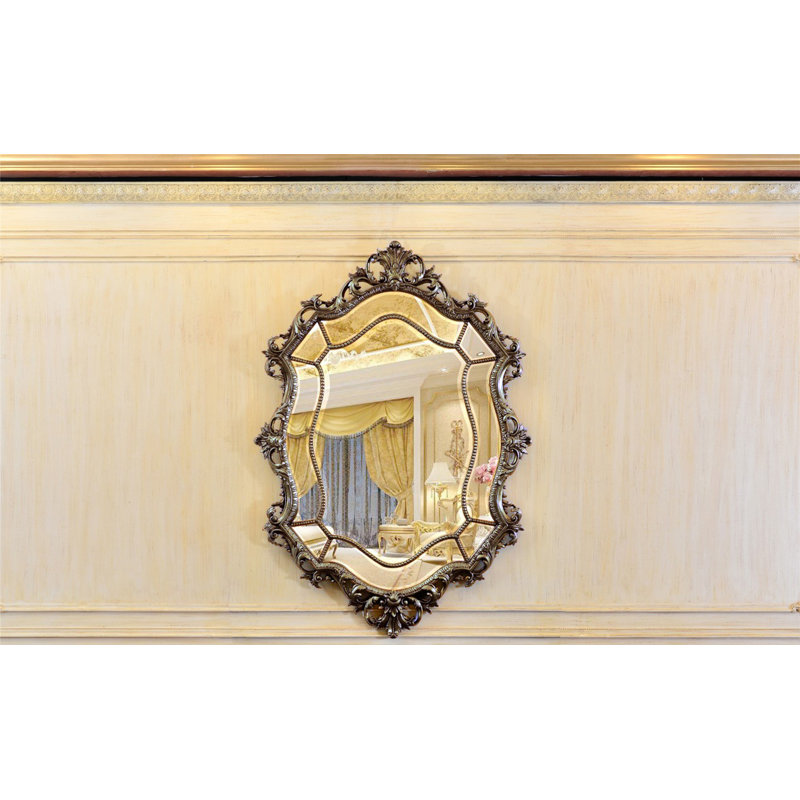 Miroir mural en bois antique Daylan