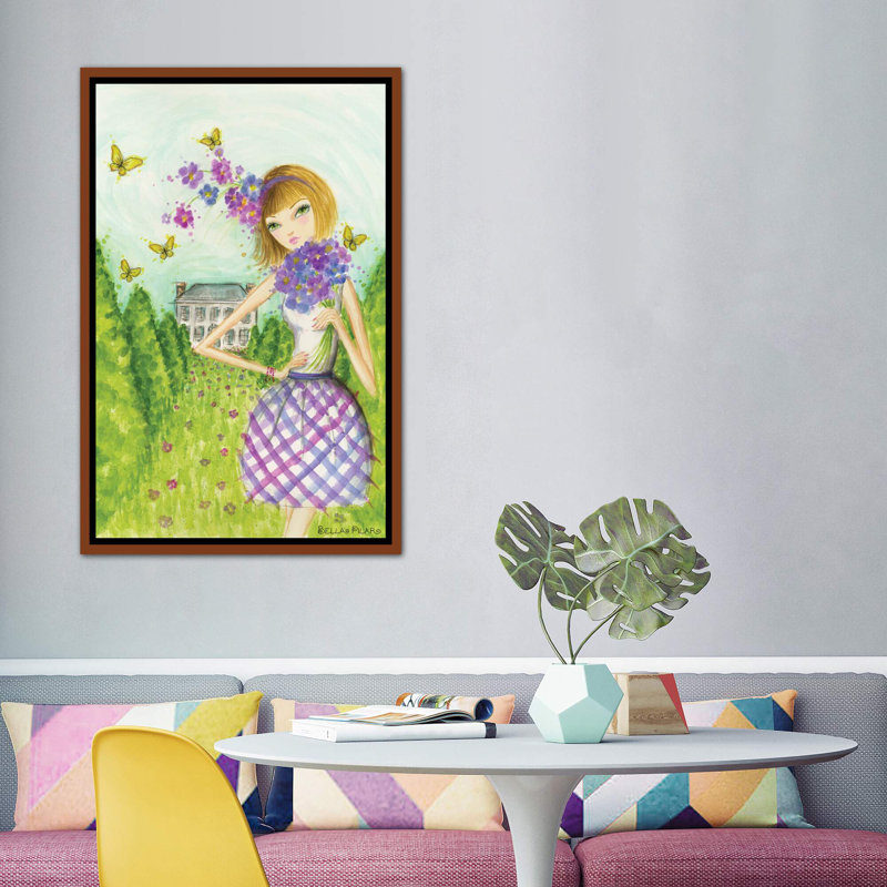 Printemps à Summerside # 2, art, H 60 po x l 40po x P 1,5 po, Toile avec cadre en bois classique