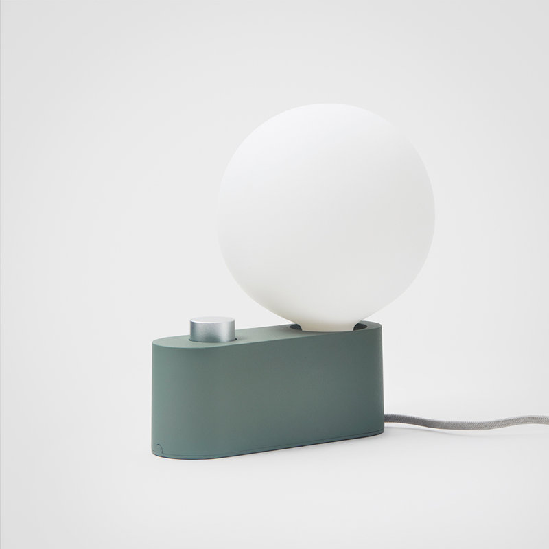 Sphere IV Table Lamp, Sage Green
