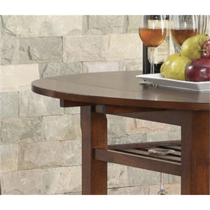 Table à hauteur de comptoir Tartys au fini cerisier (sans la chaise)