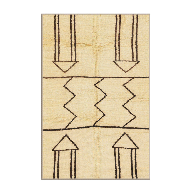Abstract Indoor Rug, Runner 2' x 5'