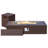 Dzmitry 56-Inch Rectangular Iron Propane Outdoor Fire Pit Table with Tank Cover, Lid, Rain Cover and Wind Guard-788786755