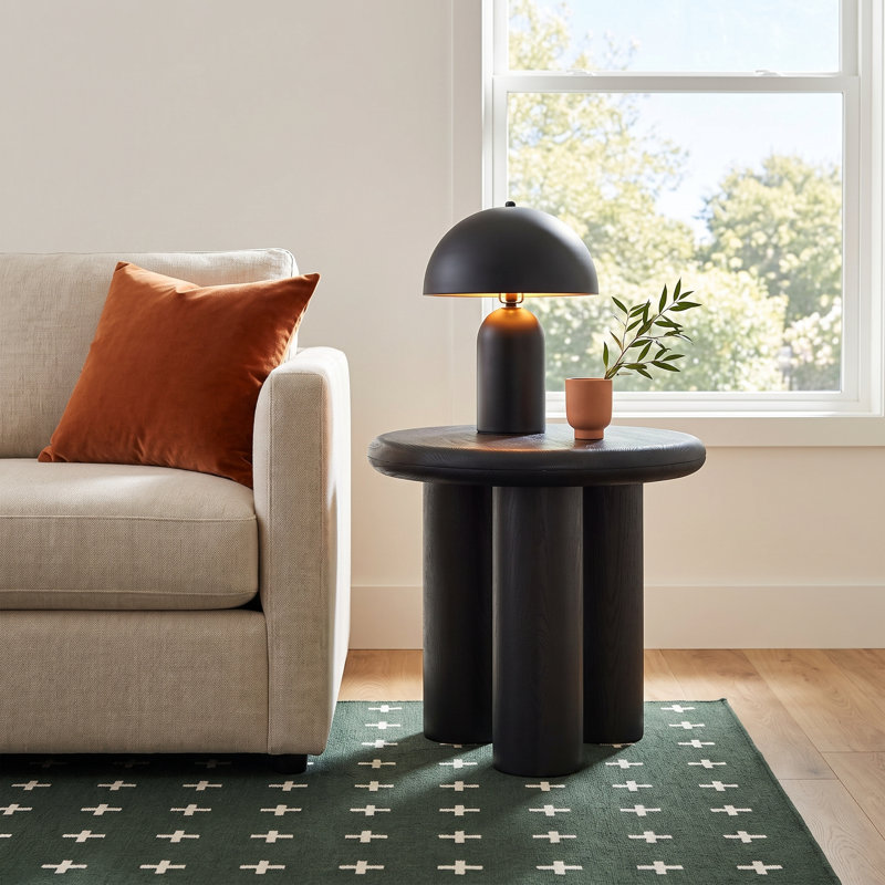 Hadi End Table, Black
