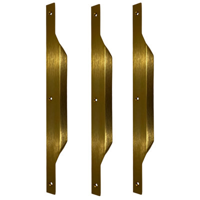 Set of 3 Modern Thin Metal Pull Handles