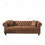Canapé Chesterfield 3 places en tissu technique de salon avec accoudoirs roulés, boutons et 2 coussins pour un confort élégant-1566959536