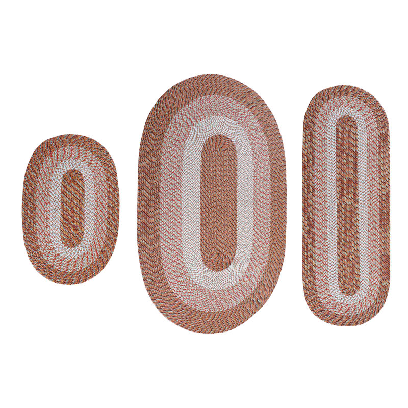 Ensemble de 3 tapis 100% polypropylène Faige