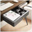 Bureau polyvalent Mid-Century avec plusieurs tiroirs pour un travail et une étude efficaces-2107957261