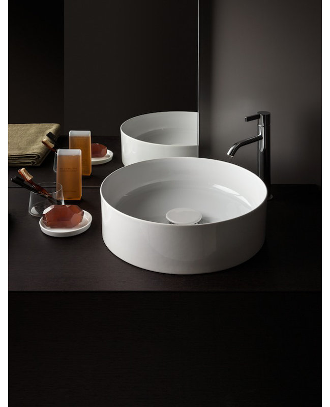 Living 15.75 in. L Bathroom Sink, Without Hole