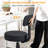 Kylis Backed Adjustable Height Industrial Stool Wheels-2049499967