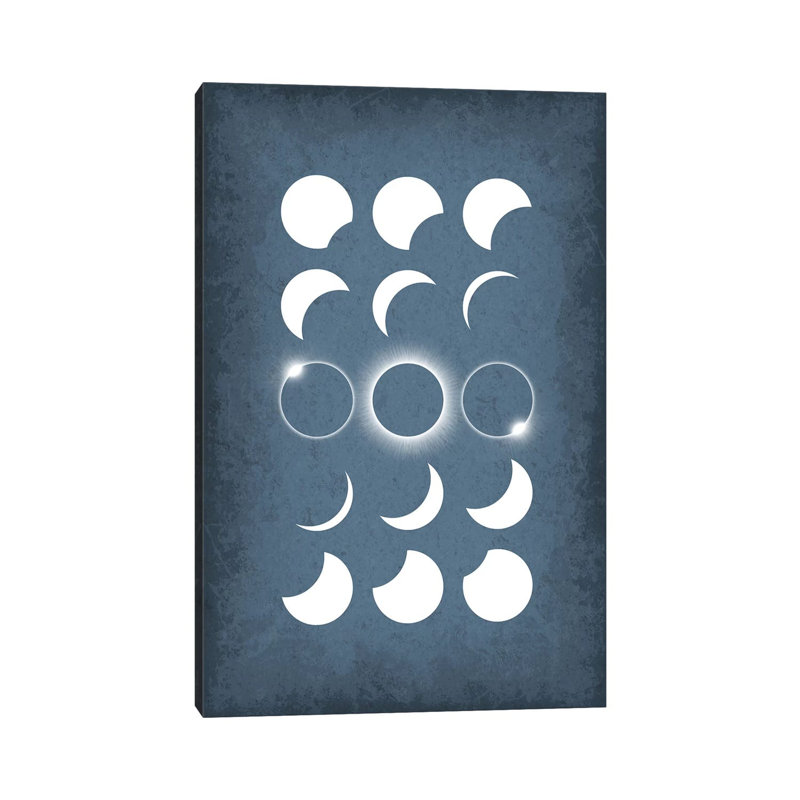 Solar Eclipse II - Wrapped Canvas Print, 20.32 cm H x 30.48 cm W