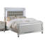 Magnifique lit capitonné en similicuir avec lumières DEL 1pc-2050157246