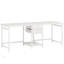 Bureau d'ordinateur 79 pouces pour deux personnes avec tiroirs et tablettes de rangement (sans la chaise)-1860904636