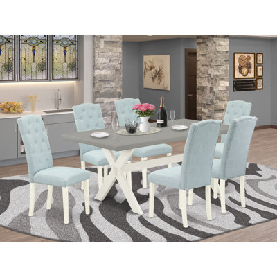 Acacia Solid Wood Dining Set