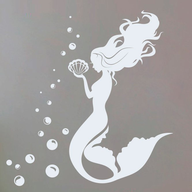 Fantasy & Sci-Fi Non-Wall Damaging Wall Decal, White