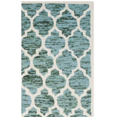 Bertok Hand Loomed Wool Geometric Rug