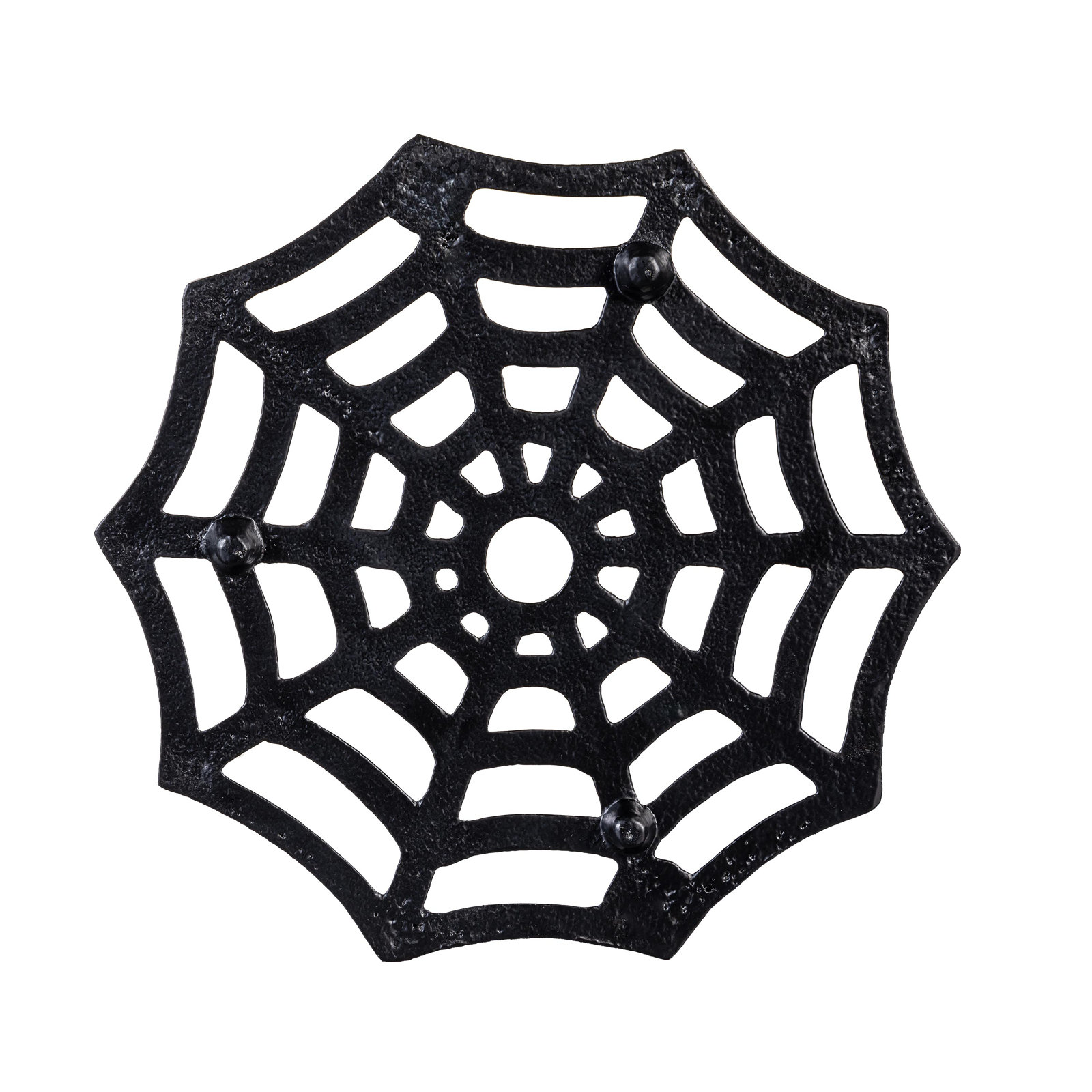 Spider Web Metal Trivet, 8.25"L