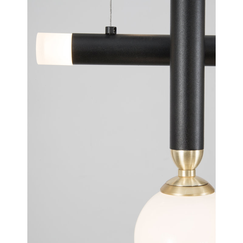 4 - Light Black LED Cluster Pendant