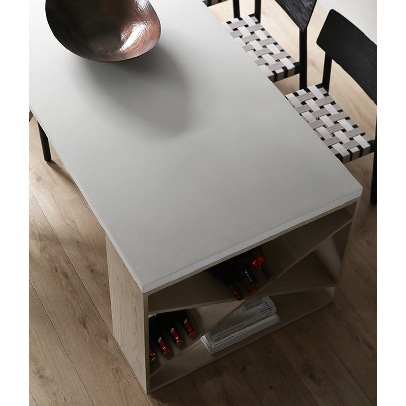 Table de salle à manger Minimalist, H 29,53 po x L 78,74 po x l 31,50 po