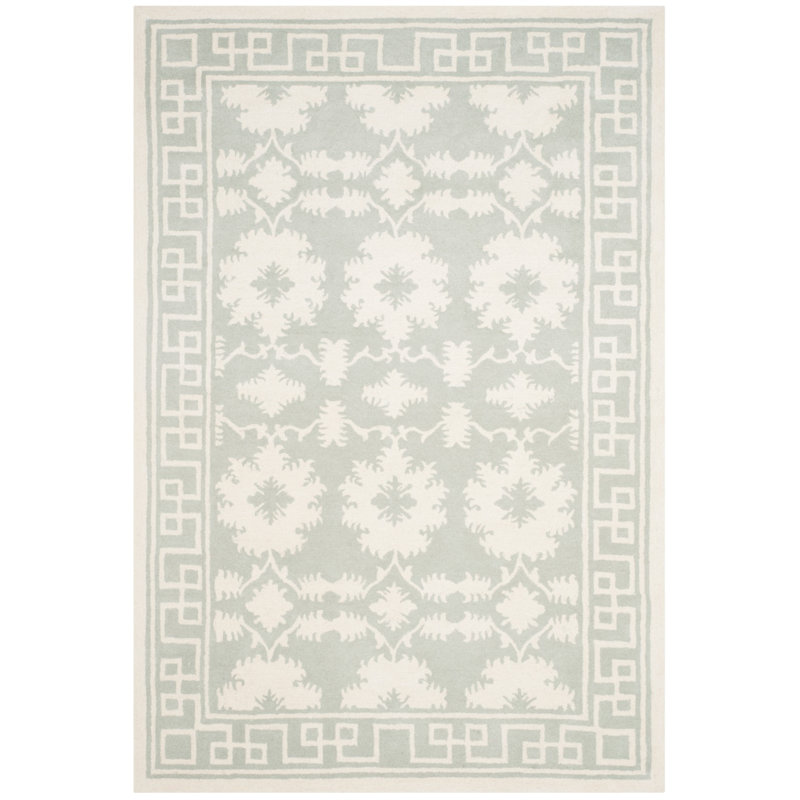 Rudra Hand Tufted Wool Oriental Rug, Rectangle 4' x 6'