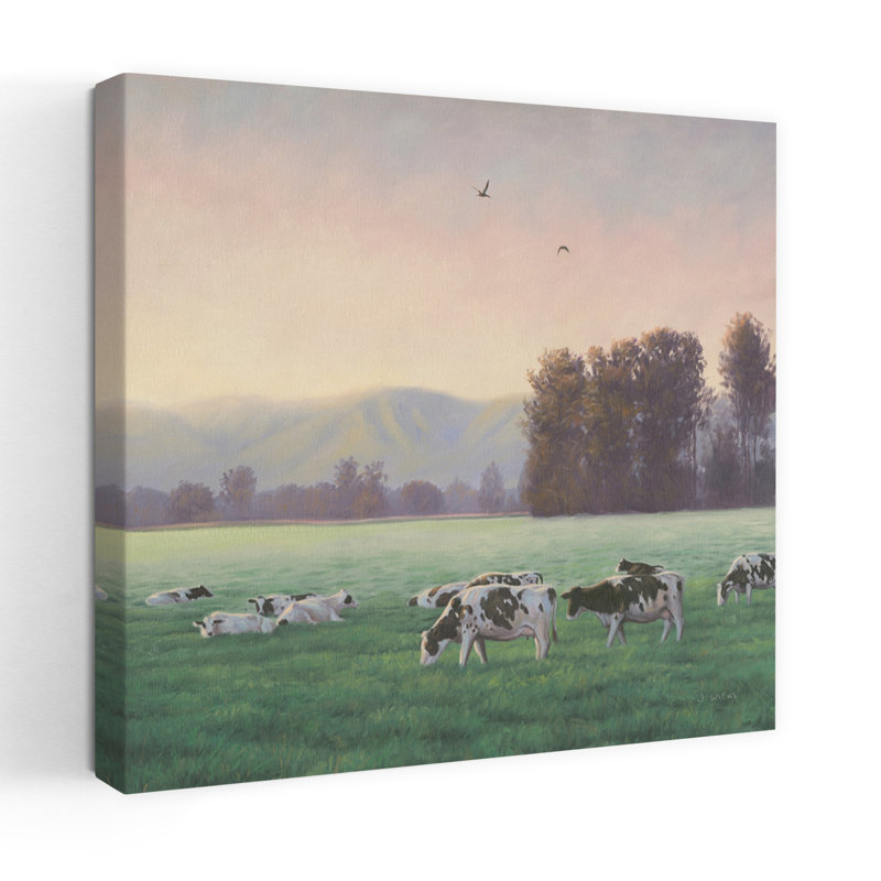 Art contemporain à la ferme avec art animalier, H 32 po x l 32 po