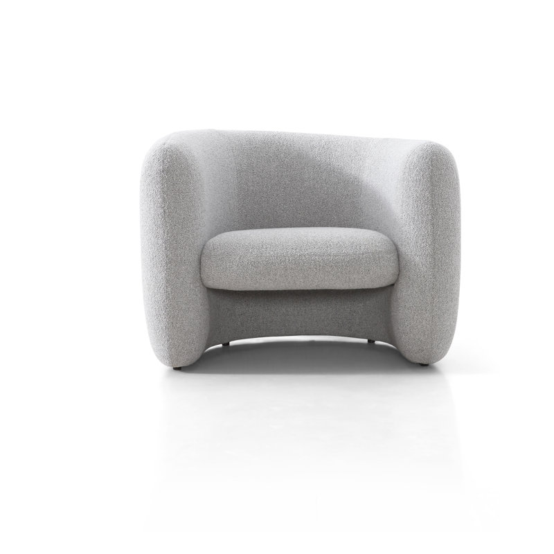 Fauteuil Harvest, Tissu gris