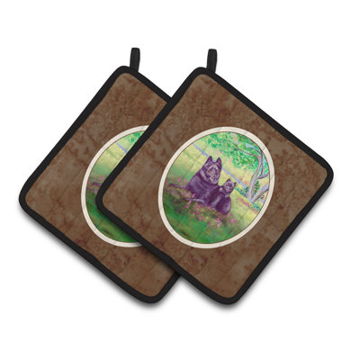Caroline's Treasures Schipperke Polyester Potholder