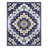 Fosel Arasi Ivory/Blue Transitional Mandala Style Flatweave Indoor/Outdoor Area Rug-1199433796