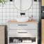 Mondeja 100cm Solid Wood Bathroom Vanity Top-1625048392