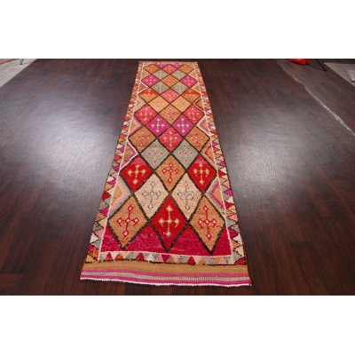 One-of-a-Kind 2'10" X 10'9" Runner Wool Area Rug in