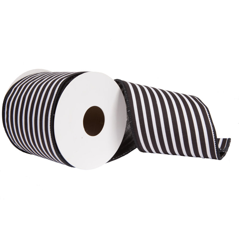 Ruban de Noël, Noir, H 2,5 po x l 360 po x P 2,5 po