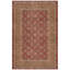 Tapis Winslow traditionnel à motif floral intégral bordeaux, cuivre, vert, crème et rose, lavable à la machine, antidérapant, à poils courts, pour l'intérieur et l'extérieur, adapté aux animaux domestiques, idéal pour le salon, la chambre, la salle à manger, l'entrée, le couloir ou le bureau.-616457547